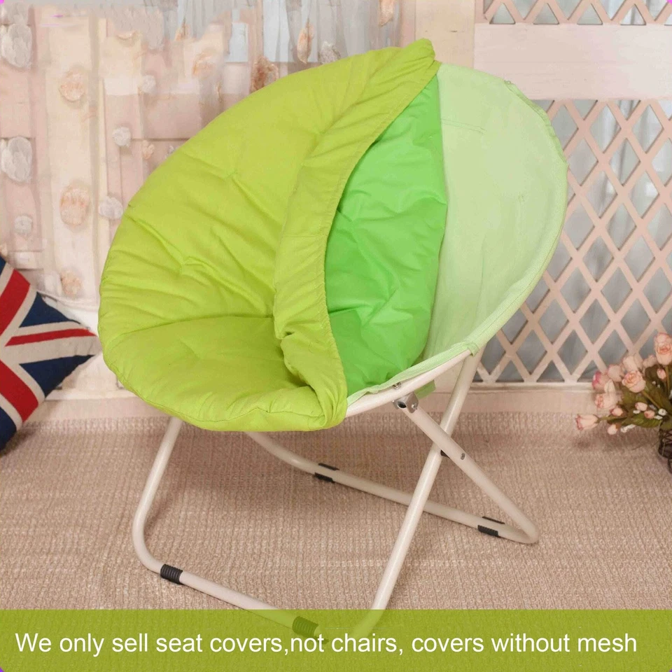 Capa para cadeira pires redonda lona lua cadeira slipcovers acampamento pesca assento capa - Imagem 3 de 4