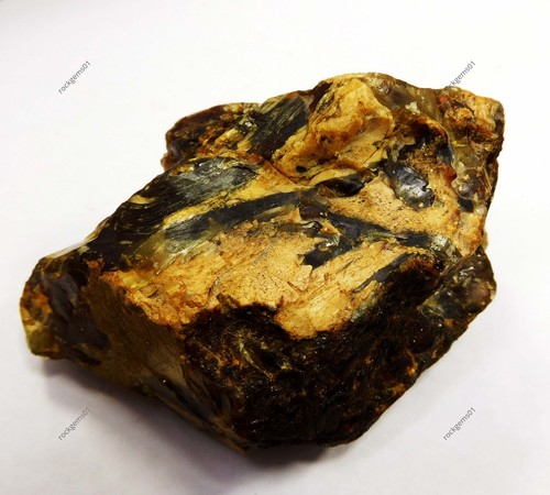 525 Ct Natural Honey Baltic Amber Untreated Certified Uncut Rough Loose Gemstone - Picture 6 of 7
