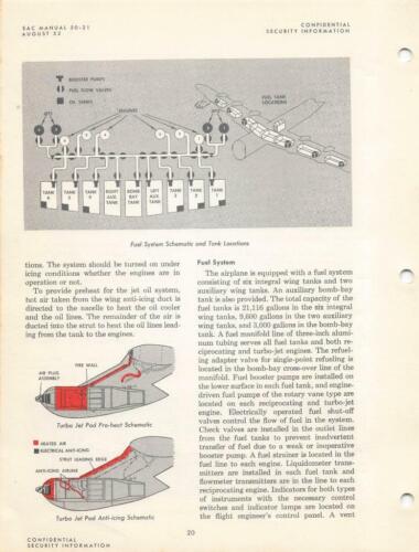 1952 B-36 BOMBARDMENT OBSERVERS PILOT FLIGHT MANUAL AIRCRAFT HANDBOOK-RARE-CD - Picture 4 of 12