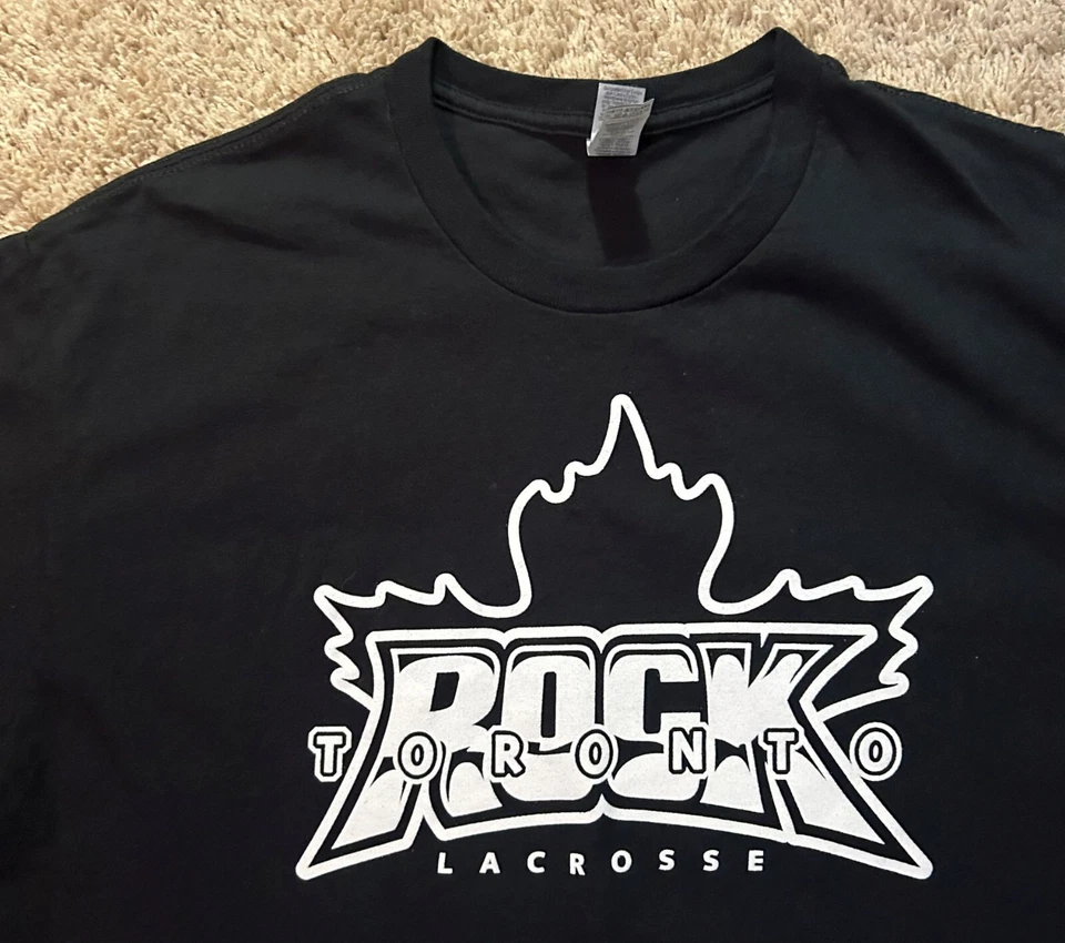 CAMISA RARA Auténtica Stephen Keogh Toronto Rock NLL Lacrosse L Siracusa Naranja Foto 3 de 4