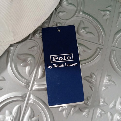 Polo Ralph Lauren Spellout Hat Adjustable Leather Strapback NWT $89 - Picture 8 of 13