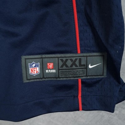 New England Patriots Jersey Mens 2XL Blue NFL Football Nike Tom