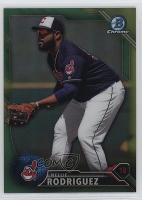 2016 Bowman Chrome Prospects Green Refractor /99 Nellie Rodriguez #BCP242 0q3