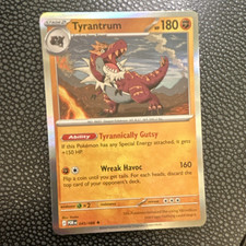 Carta Pokémon TCG Tyrantrum 045/088 Evoluzioni 180 HP Holo Rara Fase 2