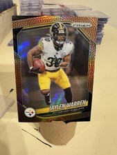 Jaylen Warren 2025 Panini Prizm Pigskin Prizm /180 #293 Pittsburgh Steelers