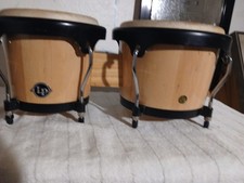 LP Aspire Bongo Drums Vintage Sunburst Wood P...
