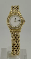 Concord 18k Gold 23mm Diamond Bezel Ladies Watch