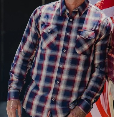 Dixxon Flannel The Anthem Bamboo Button Up Long Sleeve Shirt Mens 3XL New 