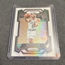 Panini Prizm White Prizm Jayson Tatum #2 /175 Boston Celtics Basketball