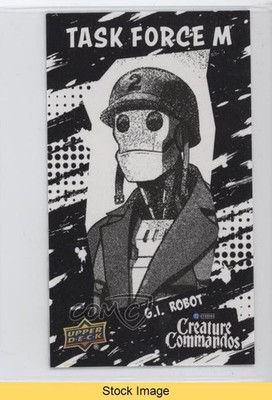 2025 Upper Deck DC Creature Commandos Task Force M GI Robot #M-5 READ e0y