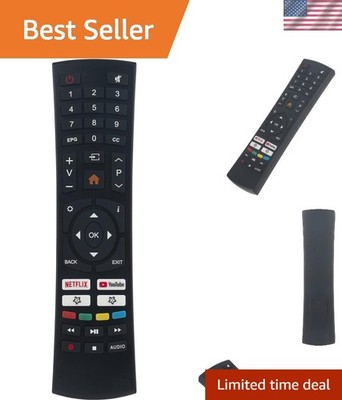 Infrared Remote for SANSUI Smart LED TV - Fits Multiple Models, 2 AAA Required