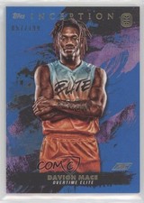 2021-22 Topps Inception OTE Overtime Elite Blue 57/199 Davion Mace #39 0s1n