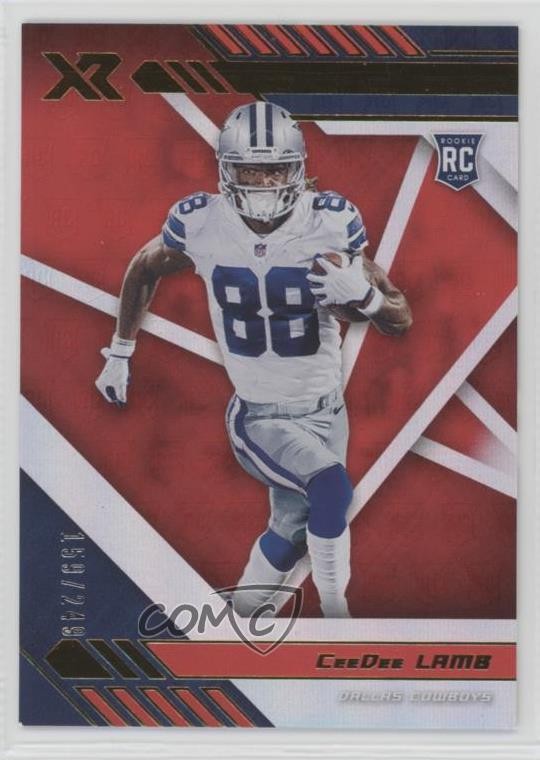 2020 Panini XR Rookie Red 159/249 CeeDee Lamb #106 Rookie RC 1b8