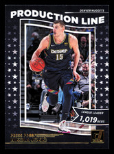 2022-23 Panini Donruss Production Line #5 Press Proof Parallel - Nikola Jokić