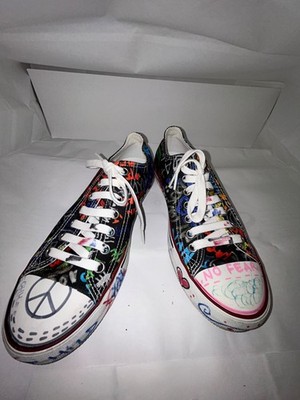 Vetements Graffiti Canvas Schuhe
