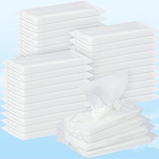 50 Pack Car Tissues Refill Auto Visor Tissues for Car Napkin Holder Refills F...