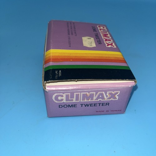 Vtg Climax 4 x 2 3/4 soft dome tweeter 8 ohms 20 watts NOS - Picture 6 of 6