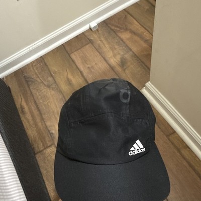 adidas Black Adjustable Baseball Cap Hat Logo One Size