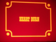 Heart Burn, Red Color, 16mm, 400ft Reel