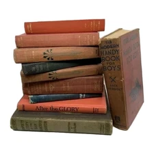 Lot of 18 Decorative Vintage Hardcover Books – Old, Rare & Random