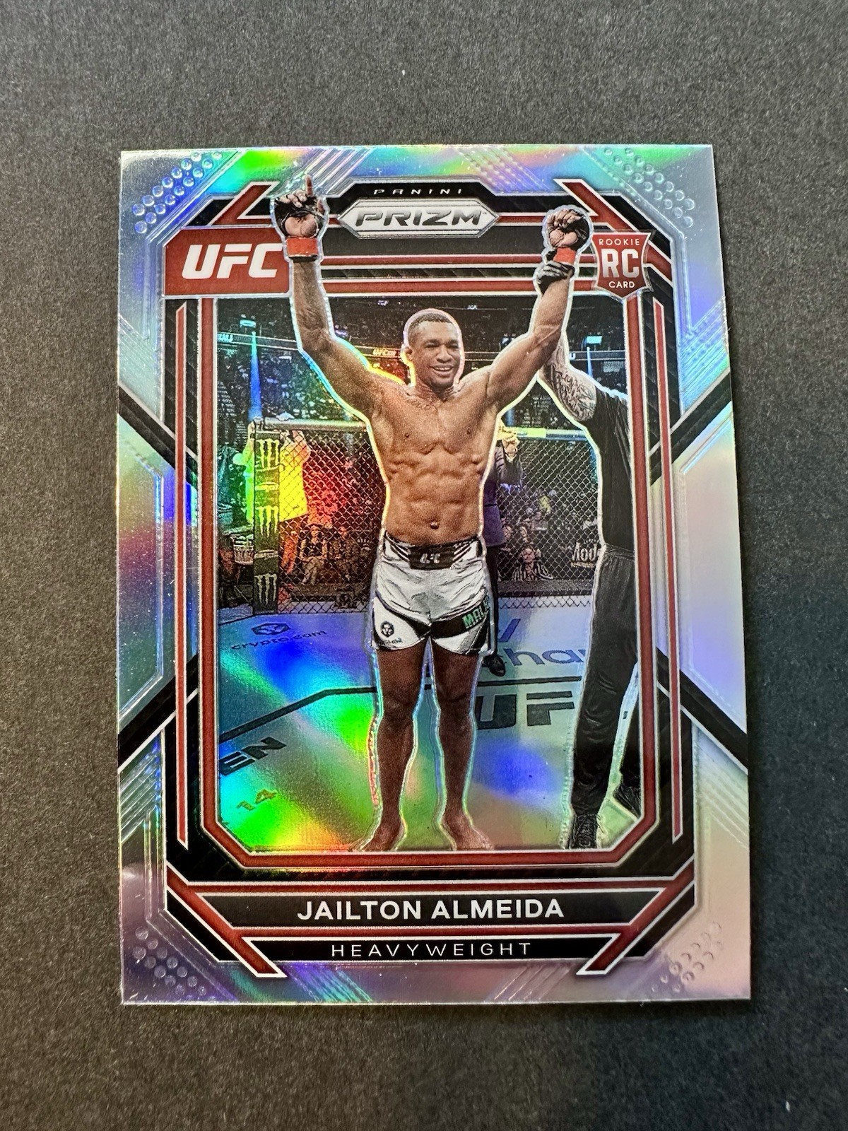 2023 Panini Prizm UFC Jailton Almeida RC Rookie Card #197 Silver Prizm