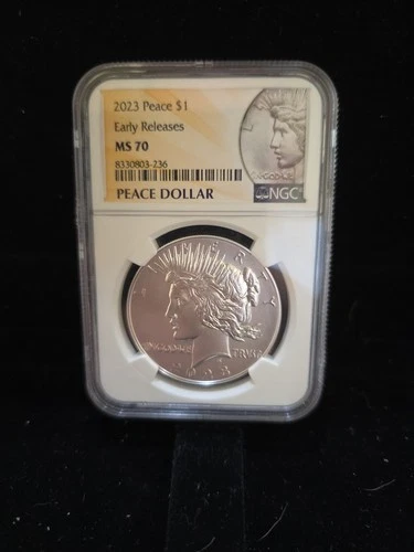 Morgan & Peace 2023 Silver Dollar $1 NGC MS70 Early Releases