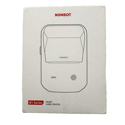Open Box NIIMBOT B1 Bluetooth Label Printer