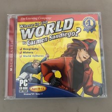 Where in the WORLD Is Carmen Sandiego PC CD-ROM Game - Windows XP/Vista/7 Ages