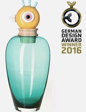 Leonardo Papageno Vase 45 cm Türkis – hochwertige Glas Designervase