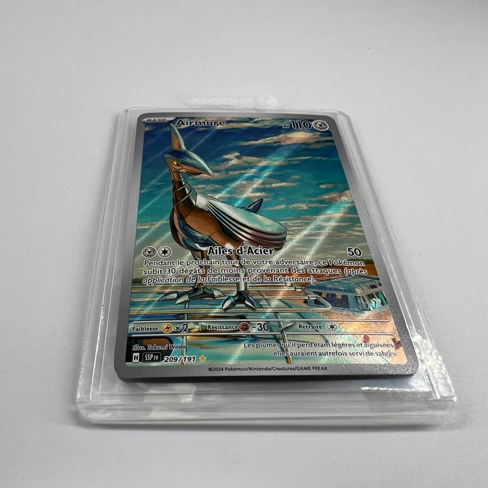 Airmure 209/191 🇫🇷 Carte Pokémon EV08 Étincelles Déferlantes EV8 AR Art Rare - Photo 4/4