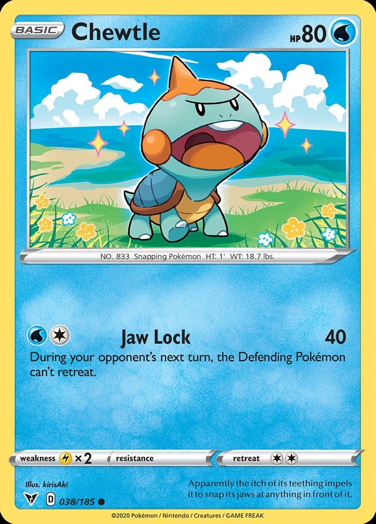 Pokemon Chewtle (38/229) Vivid Voltage LP REVERSE HOLO