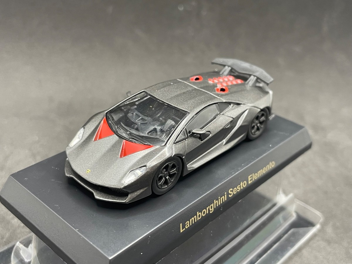 Kyosho 1/64 Lamborghini collection4 Sesto Elemento Gray Diecast