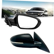 Passenger Side Mirror Compatible with 2011-2013 R-Passenger Side 11-13 Black