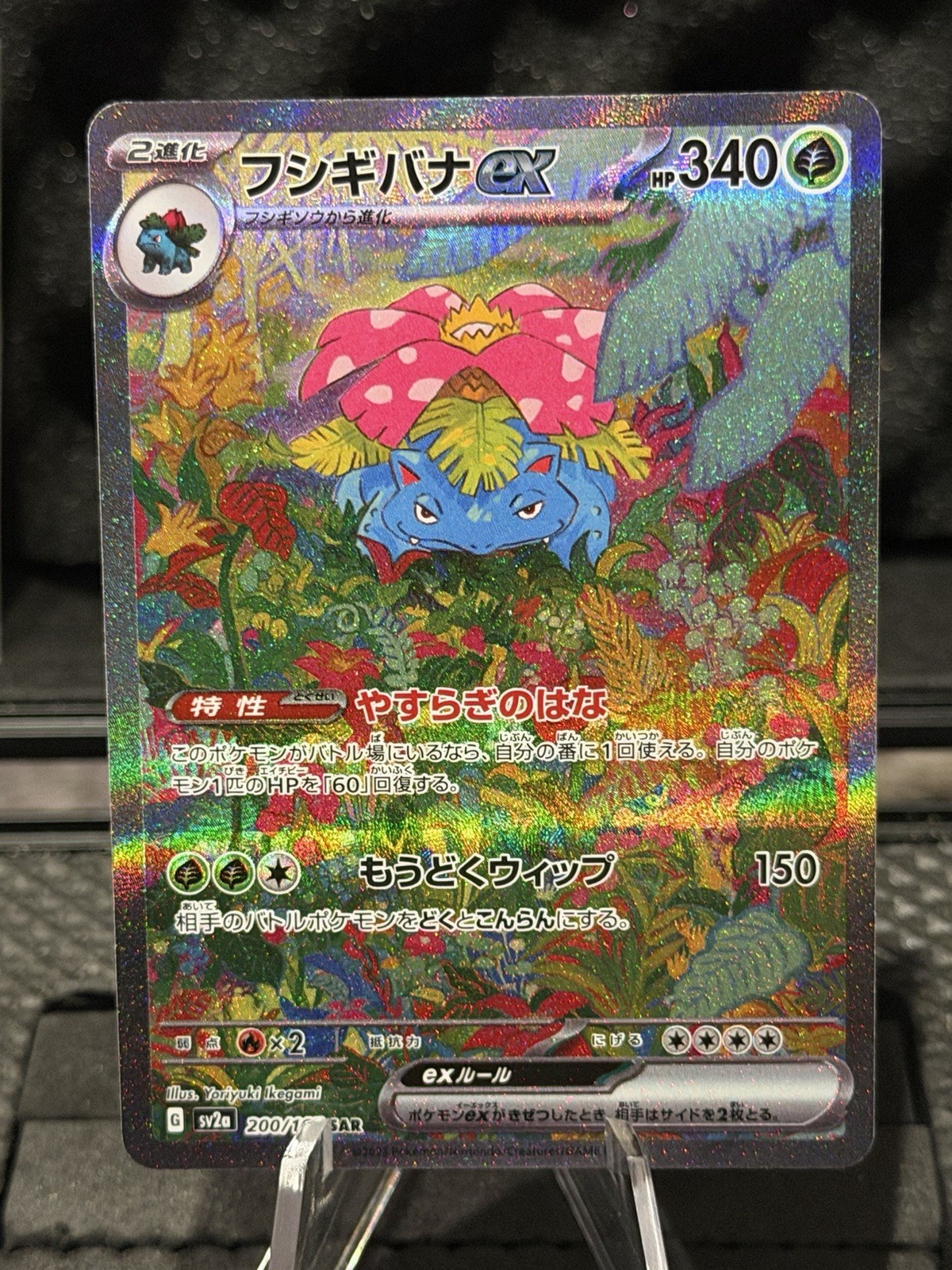 Venusaur ex 200/165 Sv2a: Pokemon Card 151 Holo (Japanese) - NM