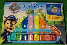 Paw Patrol 2 in 1 Baby Piano Xylophone Toy for Kids Toddlers Girls Boys Musical