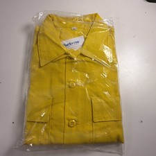 NWT Vintage Wildland Firefighter Flame Resistant Aramid Yellow XL shirt