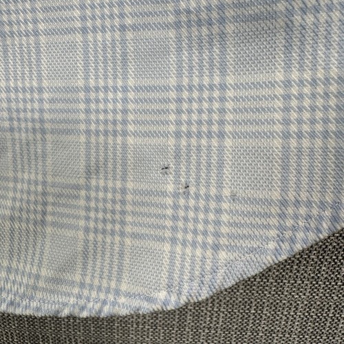 Stenstroms Fitted Body Button Up Dress Shirt Men M 15 3/4 40 Blue Plaid Cutaway - Picture 11 of 17