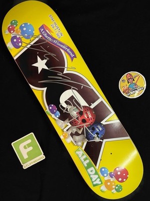 RARE SIGNED Stevie Williams M & M's DGK Skateboard Deck Dirty