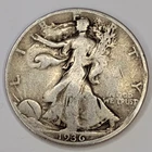 1936-D Walking Liberty Half Dollar 90% SILVER Circulated Poor - 02