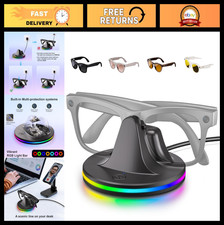 Smart Glasses Charging Dock with LED Power Light for Wayfarer, Skyler & Oakley H
