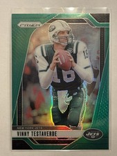 #229 Vinny Testaverde Green Prizm - 2024 Prizm Football