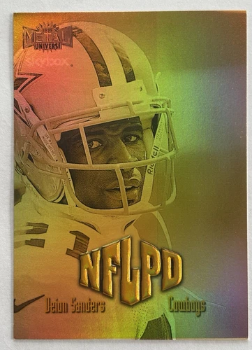 Deion Sanders Cowboys 1999 Metal Universe Precious Metal Gems 27/50 PMG Rare!!