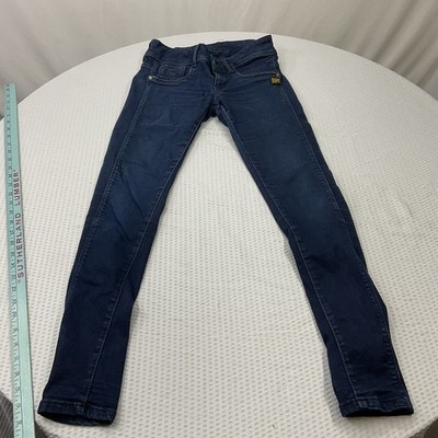 G-Star Jeans Sz 26x30 Womens Raw Denim Ford Straight Dark Wash GS01