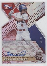 2019 Panini Elite Extra Edition Status Red Die-Cut 53/75 Braylin Tavera Auto q3o