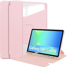 Case for Samsung Galaxy Tab S10 Lite/Tab S10 FE 10.9'' , with Pen Holder, Pink