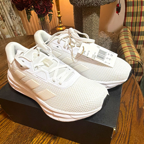 adidas Galaxy 7 W Women’s Running Sneakers White/Black Mesh Lace-Up IH3662