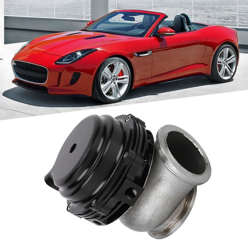 Ι Black Turbocharger Exhaust Valve External Wastegate Kit 1.7in Universal Car - Picture 3 of 12