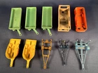 Lot of 10 Vintage 1961-68 Matchbox Lesney Trailers - Boat, Motorcycle, Caravan