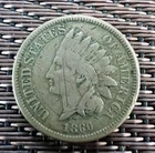 = 1860 VF/XF INDIAN Cent, Super EYE Appeal,