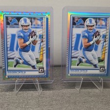 Panini Donruss Optic Golden Tate III fire emoji and halo Prizm #124 2025 Lot  2
